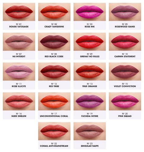 ysl lip stain tatouage swatches|tatouage couture lip stain.